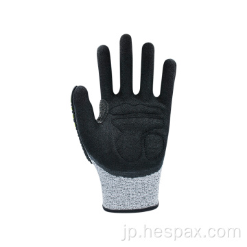 Hespax耐性TPRメカニック安全作業手袋